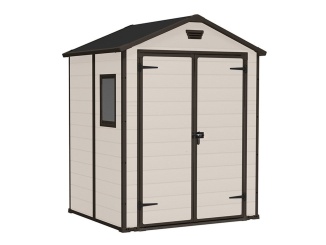 Na nářadí –  Keter MANOR 6 x 5 DD béžový, s podlahou