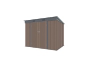Plechový záhradný domček Riwall PRO RMSP 6x8 Brown