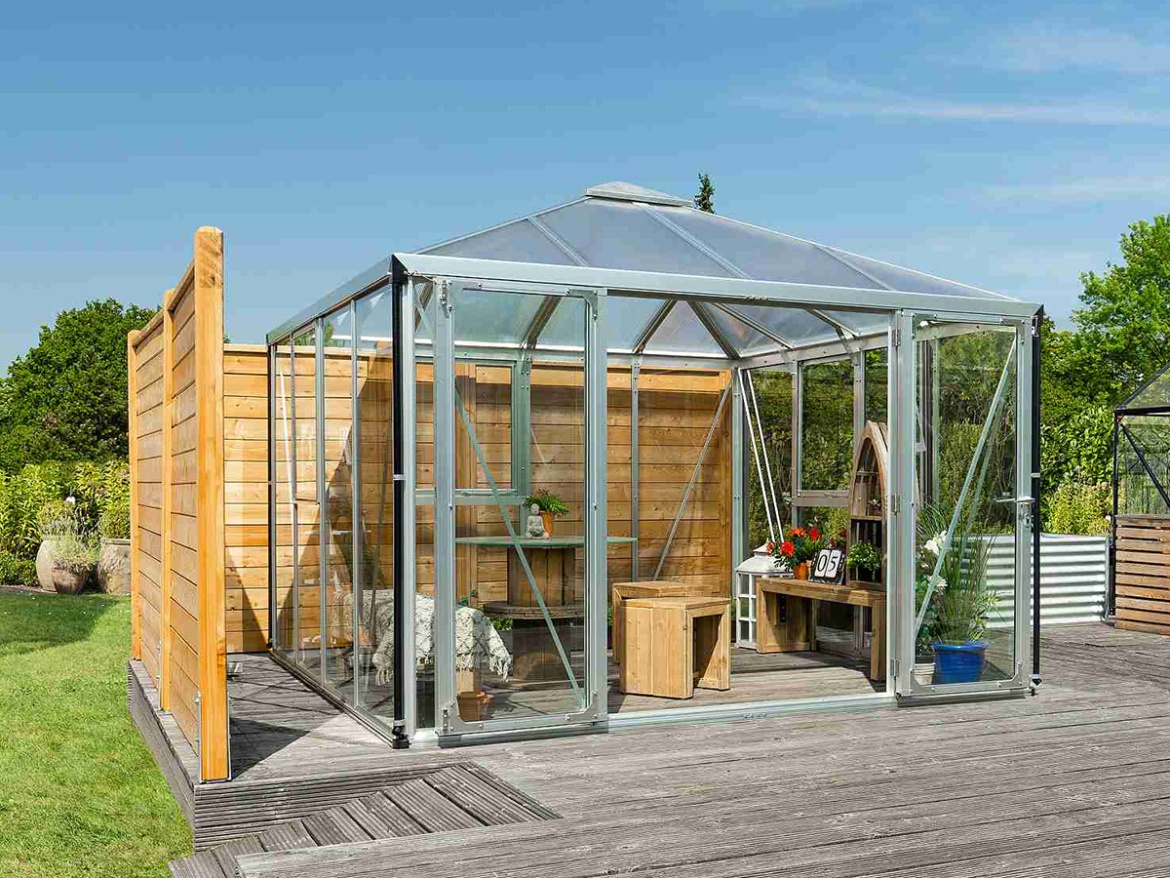 Klasický skleník z polykarbonátu Vitavia Fortuna