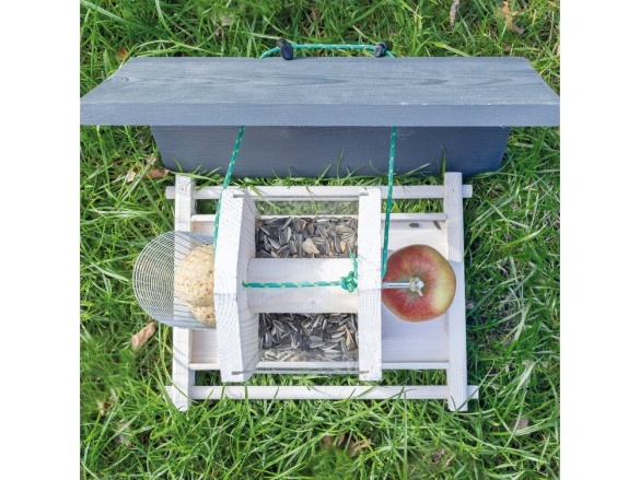Scobax Dřevěné ptačí krmítko Bird Kitchen
