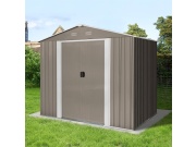 Plechový záhradný domček Riwall PRO RMSA 6x8 Brown