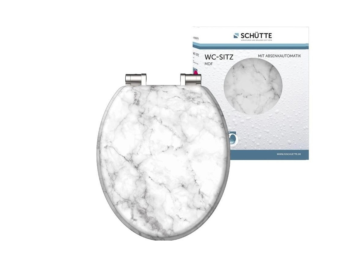 WC sedátka, záchodová prkna Schütte MARMOR STONE | MDF, Soft Close