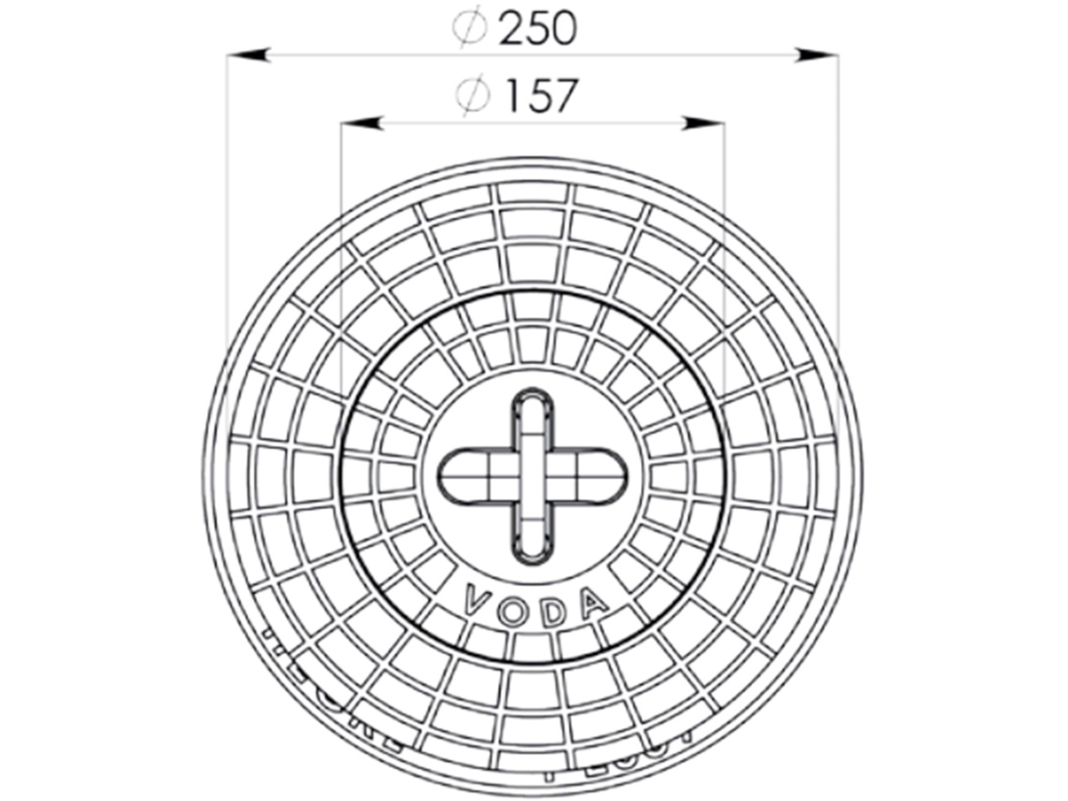 Šoupátkový poklop Heckl Kompaktus