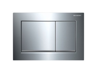 Splachovací tlačítka –  Geberit Deska ovládací GEBERIT OMEGA 30 chrom lesk/chrom mat, 115.080.KH.1