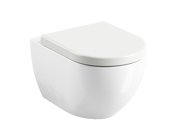 Ravak WC Uni Chrome Rim, závesné, biela