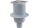 Alcadrain Podlahová vpusť 105 x 105 mm, mřížka nerez, spodní odtok d 50 mm,  APV2