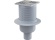 Alcadrain Podlahová vpusť 105 x 105 mm, mřížka nerez, spodní odtok d 50 mm,  APV2