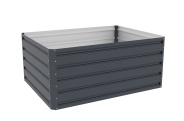 G21 Vyvýšený záhon  Daisy 120 x 90 x 52 cm, plechový, antracitový
