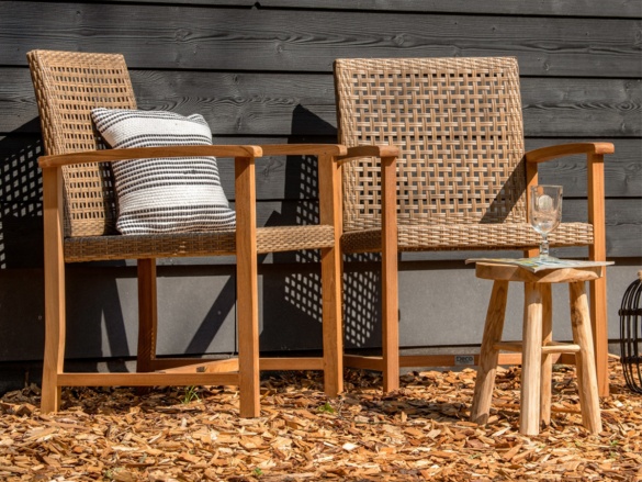 Zahradní židle Tuindeco Teak garden chair Blitar