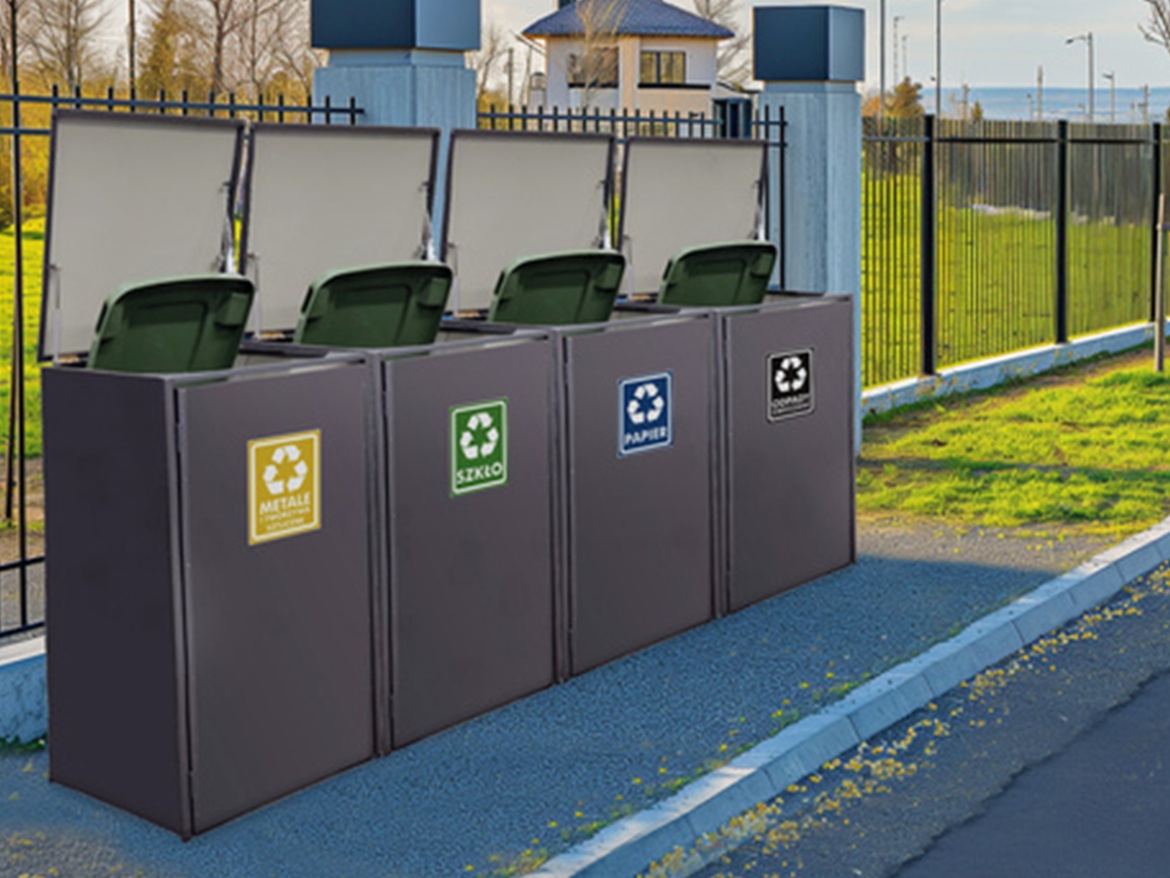 Přístřešek na popelnice Scobax BinGuard