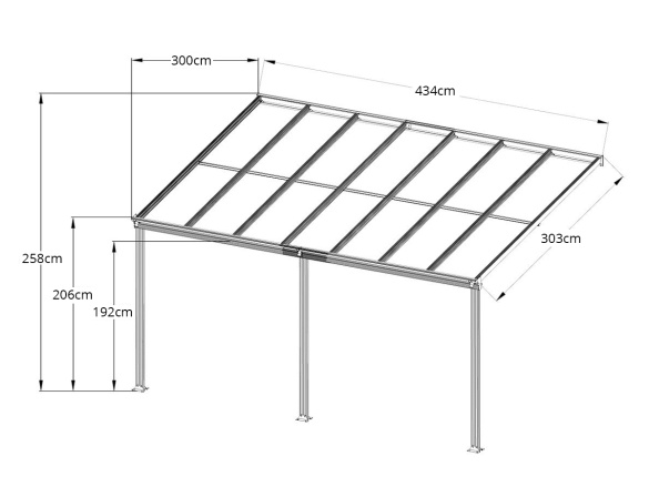 Pergola Gutta BW