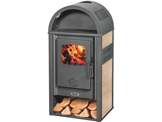 Krbové kachle –  Blist Krbová kamna Blist VIENNA 8 kW - Beige + příslušenství