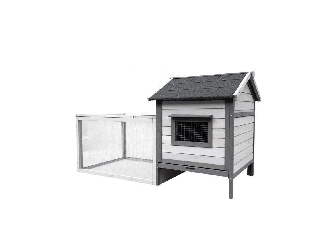 Dřevěná králíkárna Scobax Fluffle