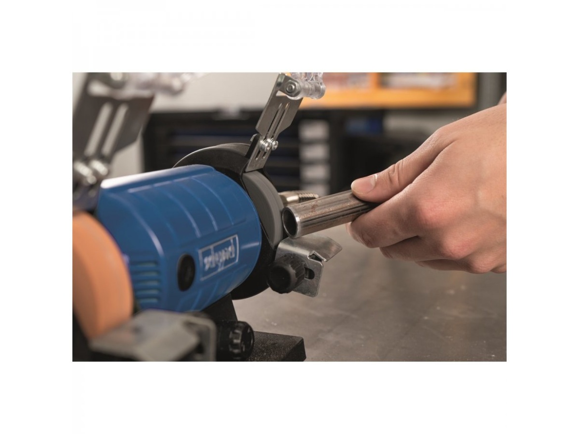 Dvoukotoučová bruska/leštička se systémem Flexidrive Scheppach HG 35