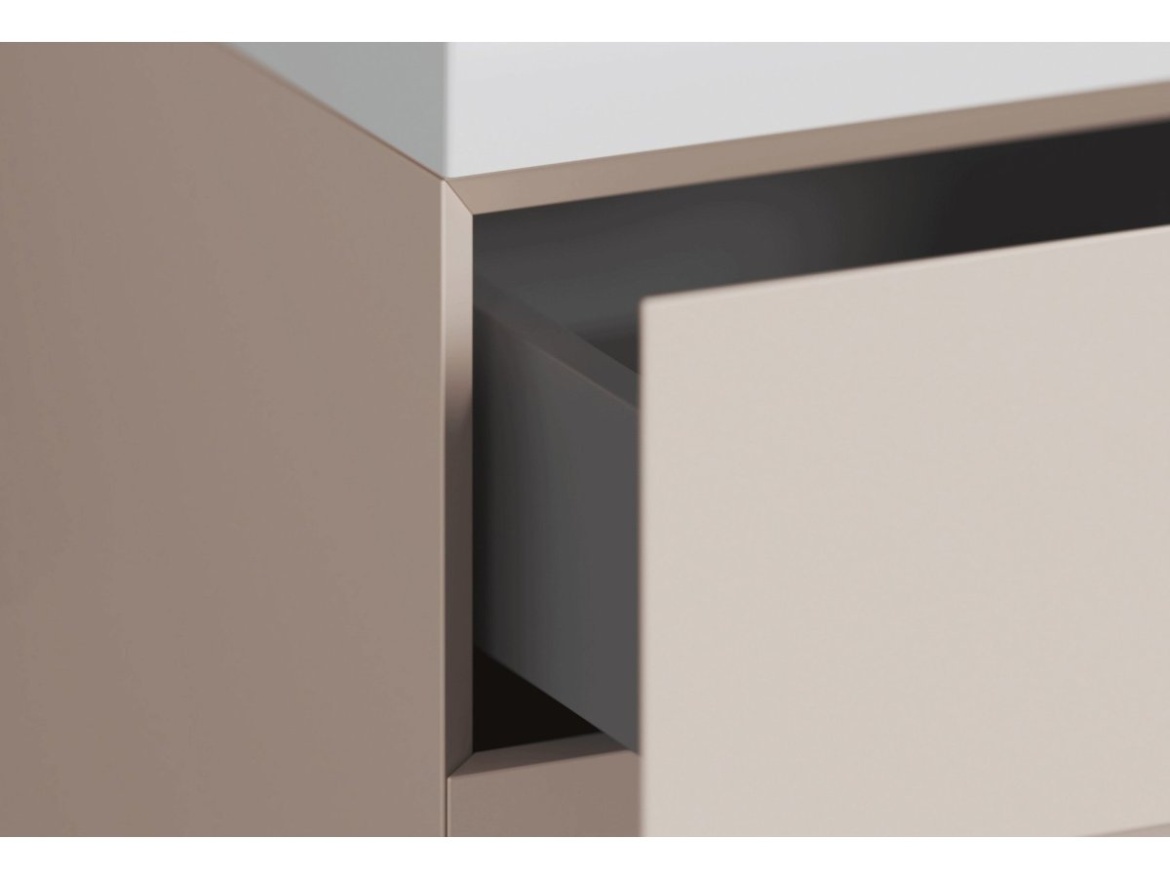 Ravak SD Lite 80 L skrinka pod umývadlo Grey Green