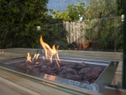 Plynové ohnisko COSI- typ štvorcový - nerezová oceľ COSI Cosiburner square