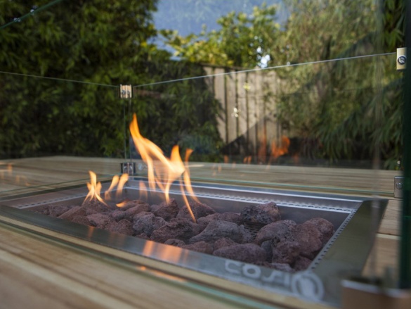 Plynové ohnisko COSI- typ štvorcový - nerezová oceľ COSI Cosiburner square