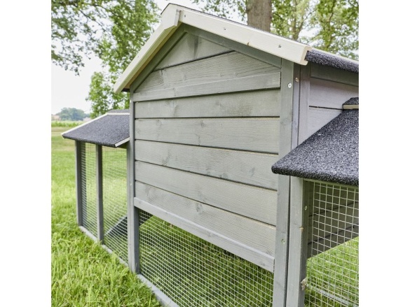 Scobax Dřevěná králíkárna REYKJAVÍK, 2100x540x855 mm