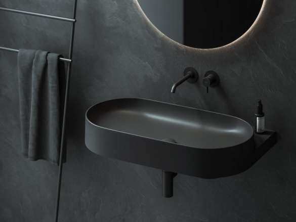 Ravak Umyvadlo Yard 80, bez otvoru pro baterii, bez přepadu, Alabaster Pink