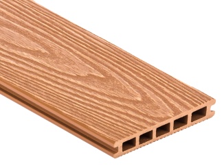 Deszkák G21 – Terasové prkno 2,5 x 14,8 x 400 cm, Light Wood, WPC
