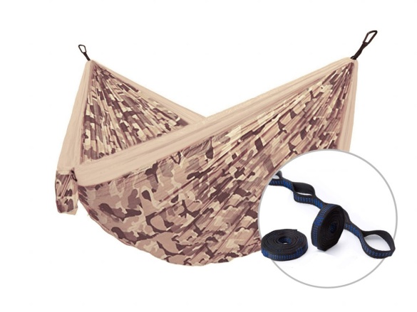 Síť Hamaka Camping camo double PRO