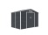 G21 Zahradní domek  GAH 529 - 277 x 191 cm, antracitový