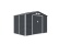 Plechový záhradný domček G21 GAH 529 - 277 x 191 cm, antracitový