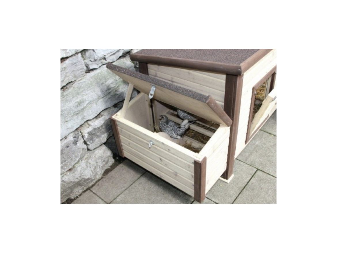 Vyhřívaný dřevěný kurník Scobax Cloudy