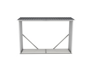 G21 Přístřešek na dřevo  WOH 181 - 242 x 75 cm, antracitový