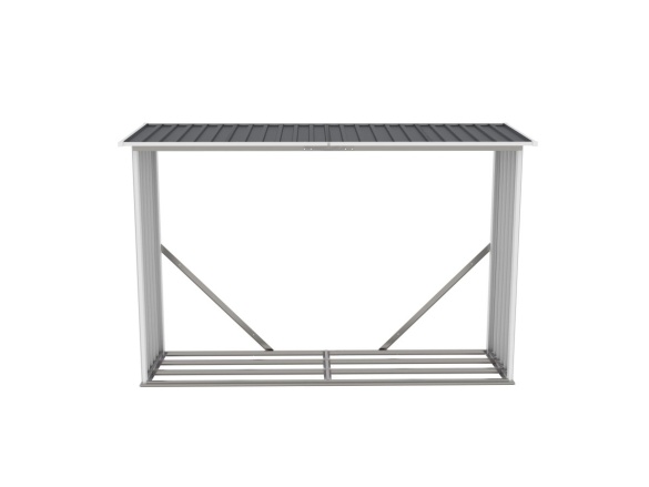 G21 Přístřešek na dřevo  WOH 181 - 242 x 75 cm, antracitový