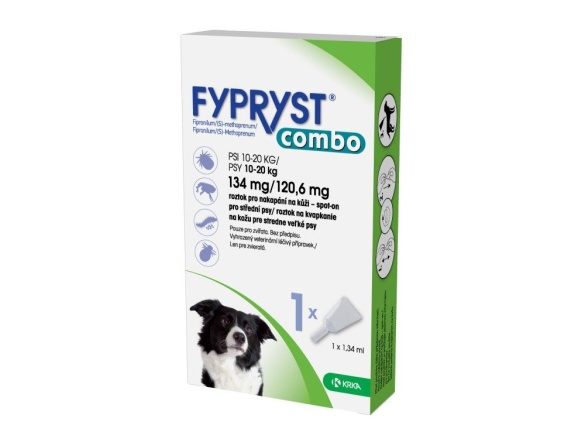 Scobax Fypryst Combo Spot-on Dog M 134/120,6mg 1x1,34ml