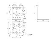 Rovnoramenný úhelník Koelner D-ZK