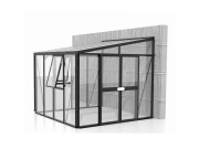 Skleníky k stene zo skla