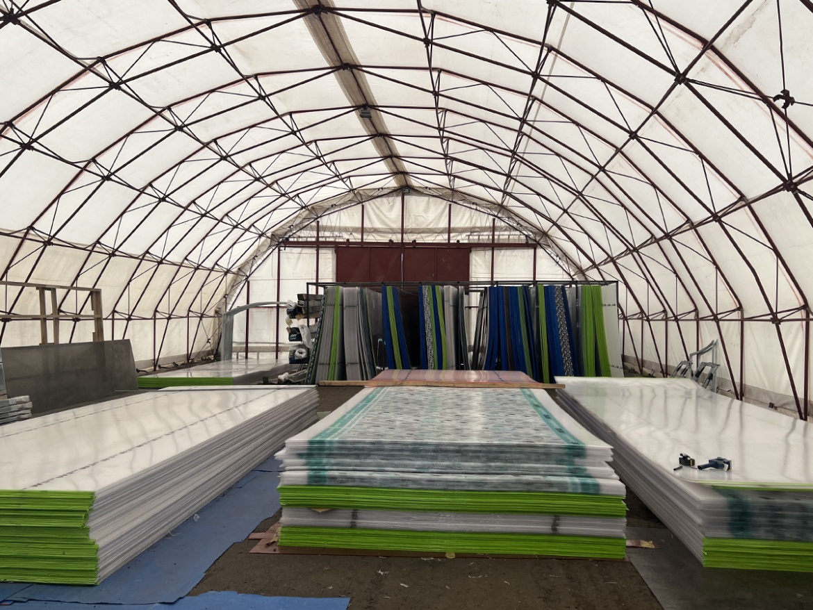 Polikarbonát üvegház Scobax Agroman