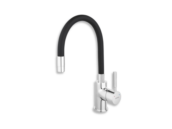 Novaservis Dřezová baterie Ferro, černá-chrom, stojánková,  70710,0C