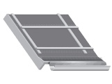 Okapový hřeben s ventilační mřížkou Scobax