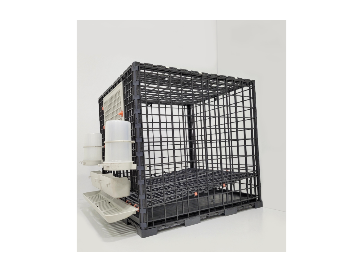 Scobax Klec pro slepice - modulární -  Leganest Care - 62 cm X 62 cm X 62 cm