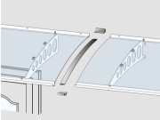 Spojovací diel Gutta pro stříšky PT/G, PT/GR, PT/ET