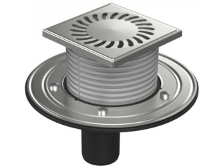 Technická sanita –  Chuděj PVSU 50 (univerzální) 125 x 125 mm, plast, Sun, K3, ano