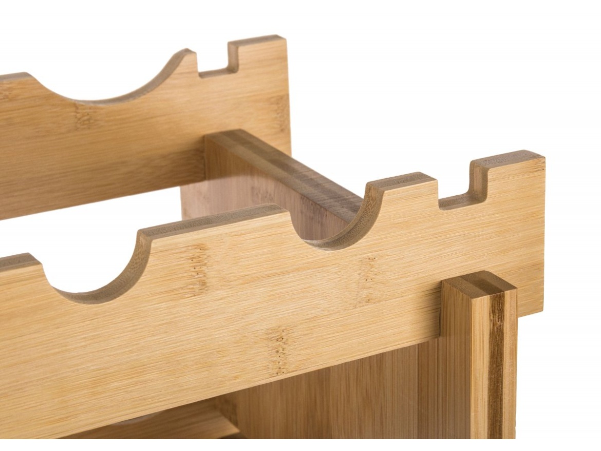 G21 Regál na víno  na 72 lahví, bambusový