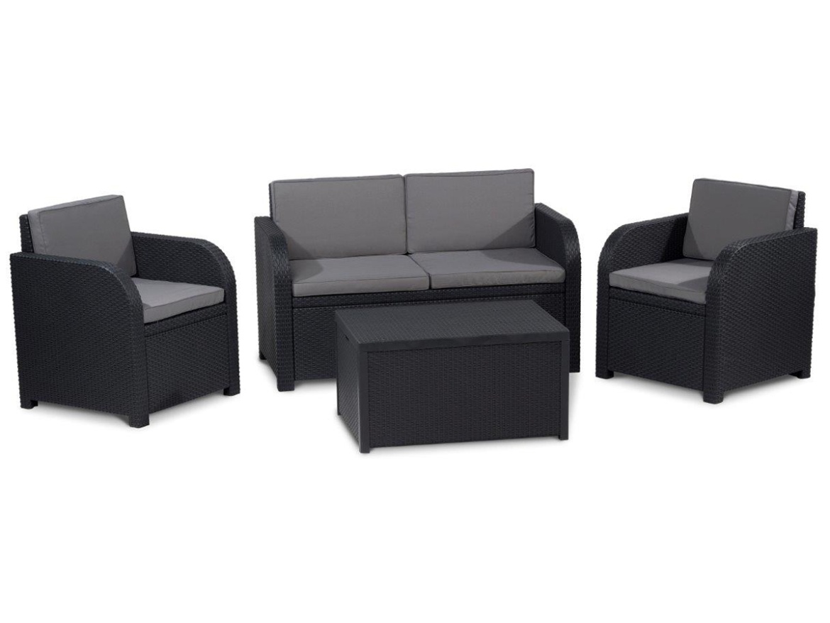 Záhradný nábytok set Keter Sestava Modena s úložným stolem