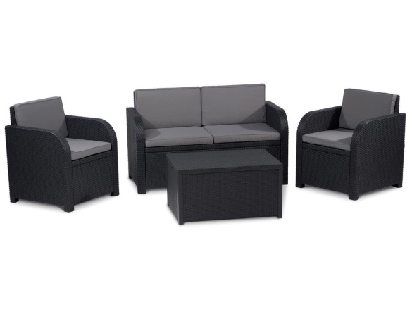 Záhradný nábytok set Keter Sestava Modena s úložným stolem