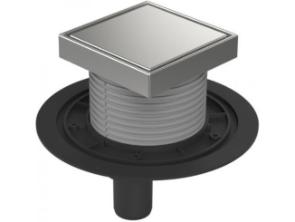 Technická sanita –  Chuděj PVSU 40 (univerzální) 125 x 125 mm, acél, Acél, K3, Nem