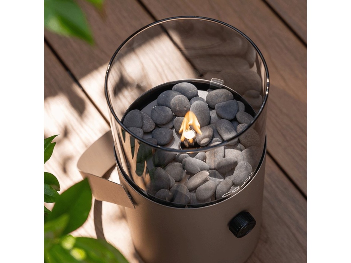 COSI Plynová lucerna - typ Cosiscoop Original - šedivá / zakouřené sklo