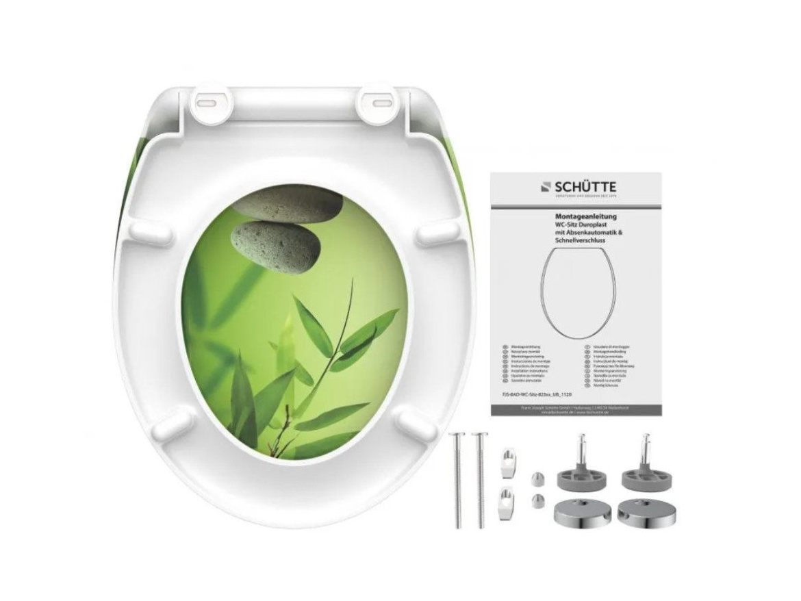 WC sedátka, záchodová prkna Schütte GREEN GARDEN | Duroplast, Soft Close