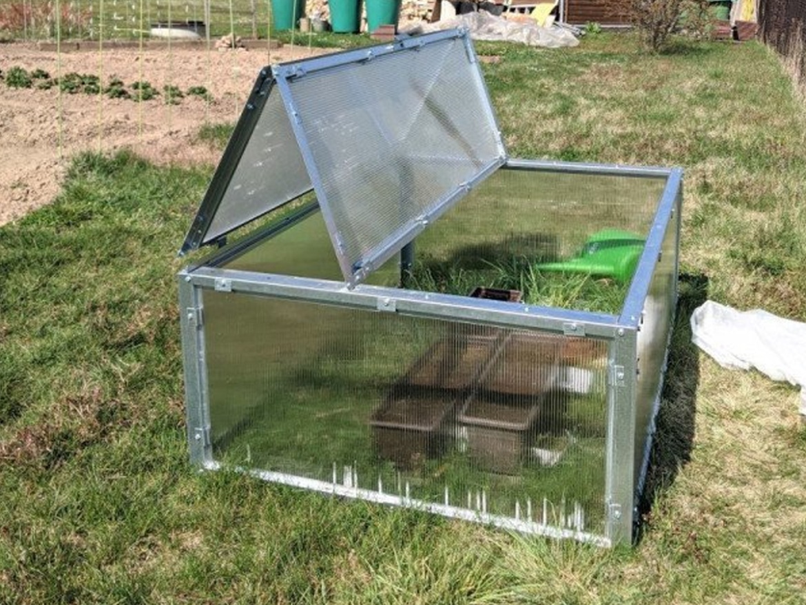 Gutta Polykarbonátový pařník Gardentec pozink