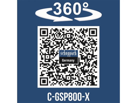 20 V-os IXES akkus szórógép (akkumulátor és töltő nélkül) Scheppach C-GSP800-X