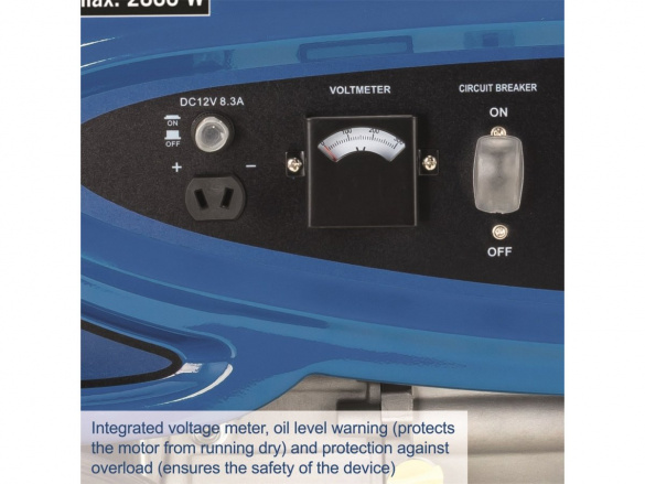 Rámová elektrocentrála 2800 W s AVR regulací Scheppach SG 3200