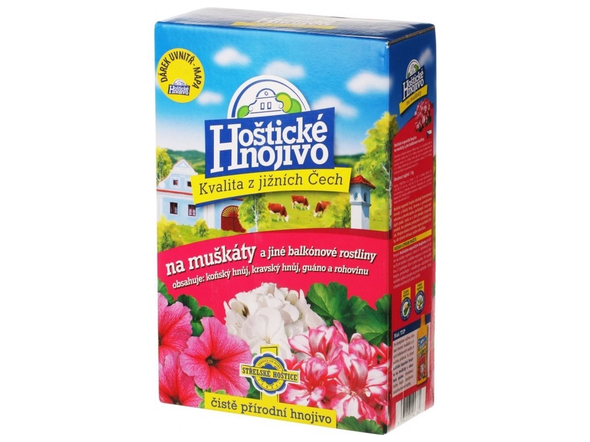 Forestina Hoštické hnojivo na muškáty s guánem 1 kg