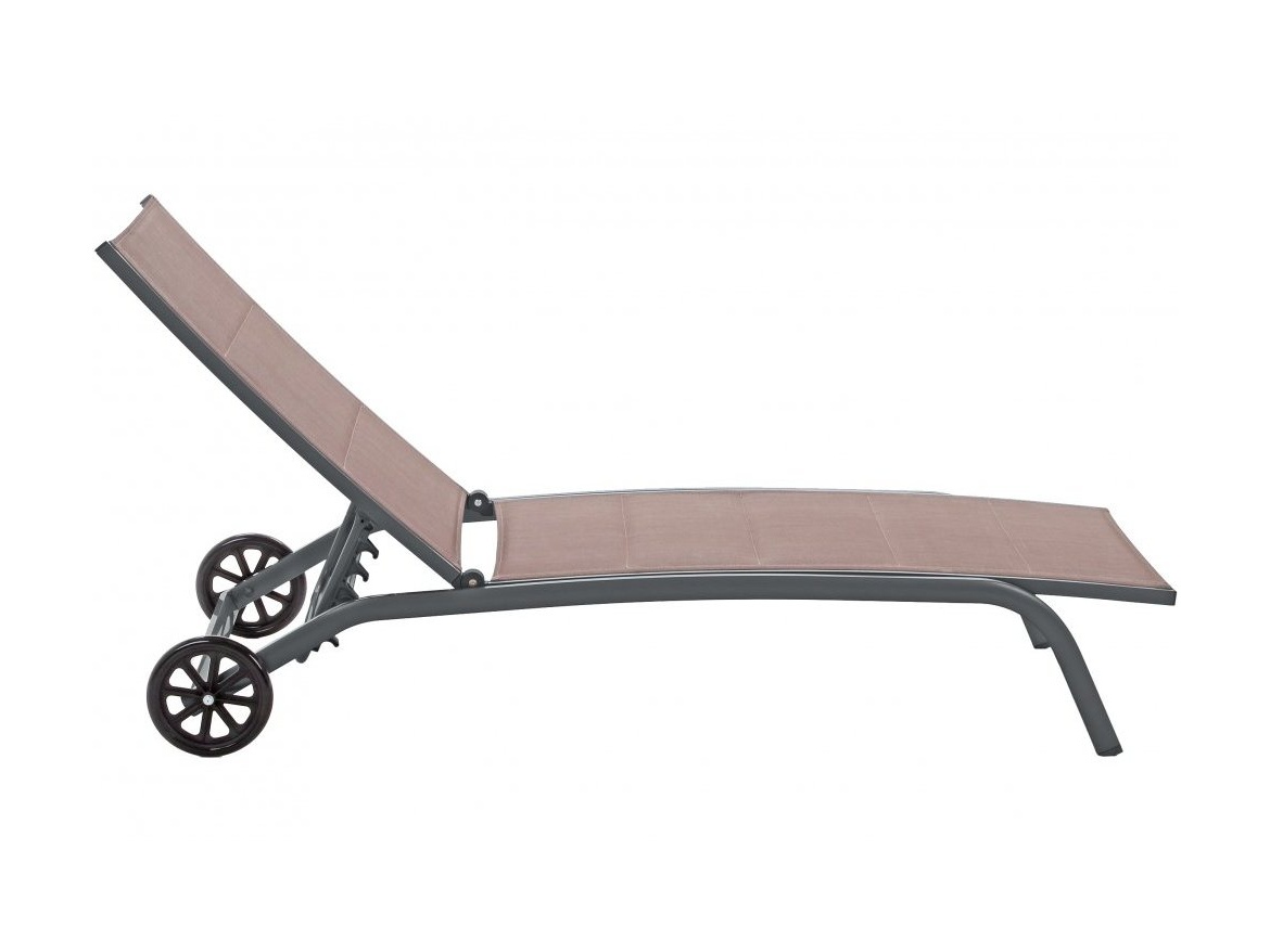 Home & Garden Zahradní lehátko Ibiza Alu Taupe / Grey